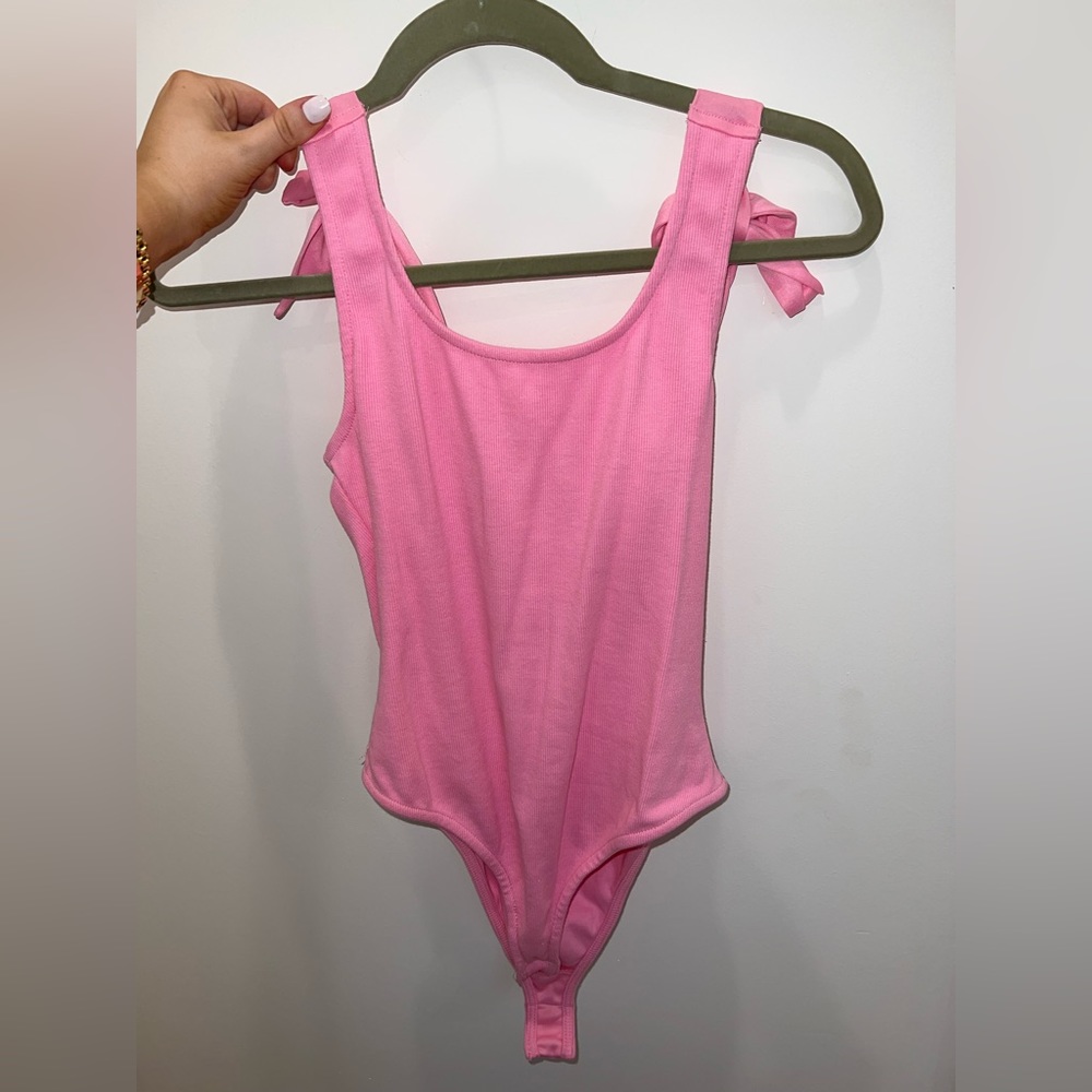 Pink bodysuit